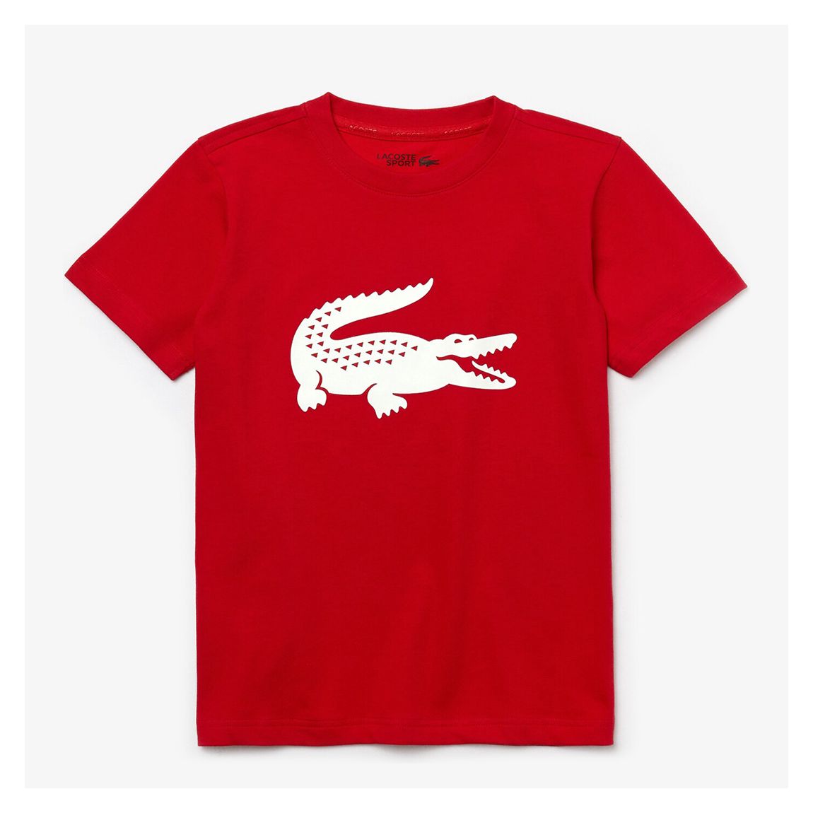 Teen Boy's Red Crocodile Graphic T-Shirt main product photo