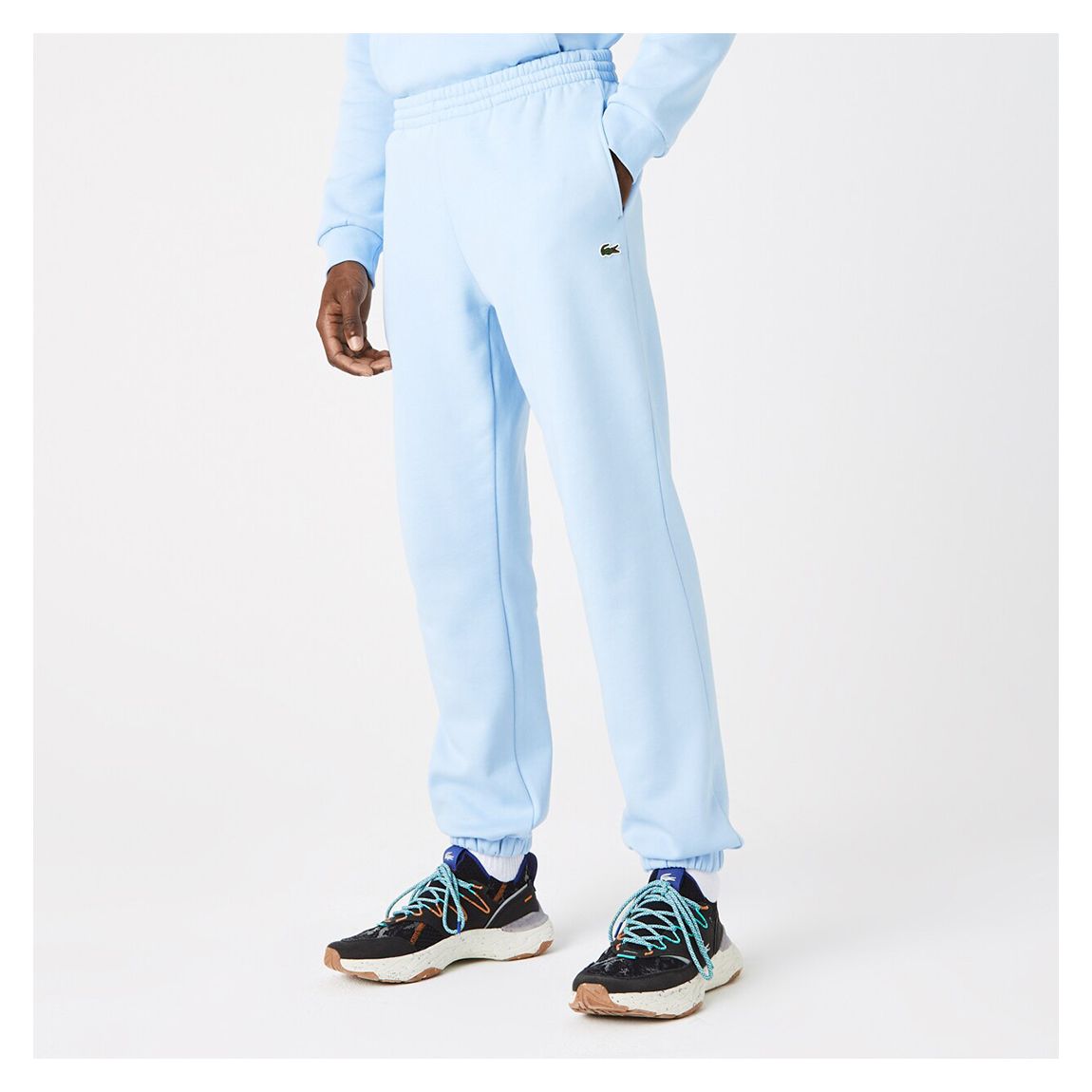 Pastel Blue Tapered Leg Joggers main product photo