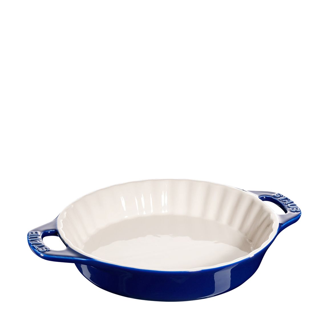 Dark Blue Round Ceramic Pie Dish, 24cm main product photo