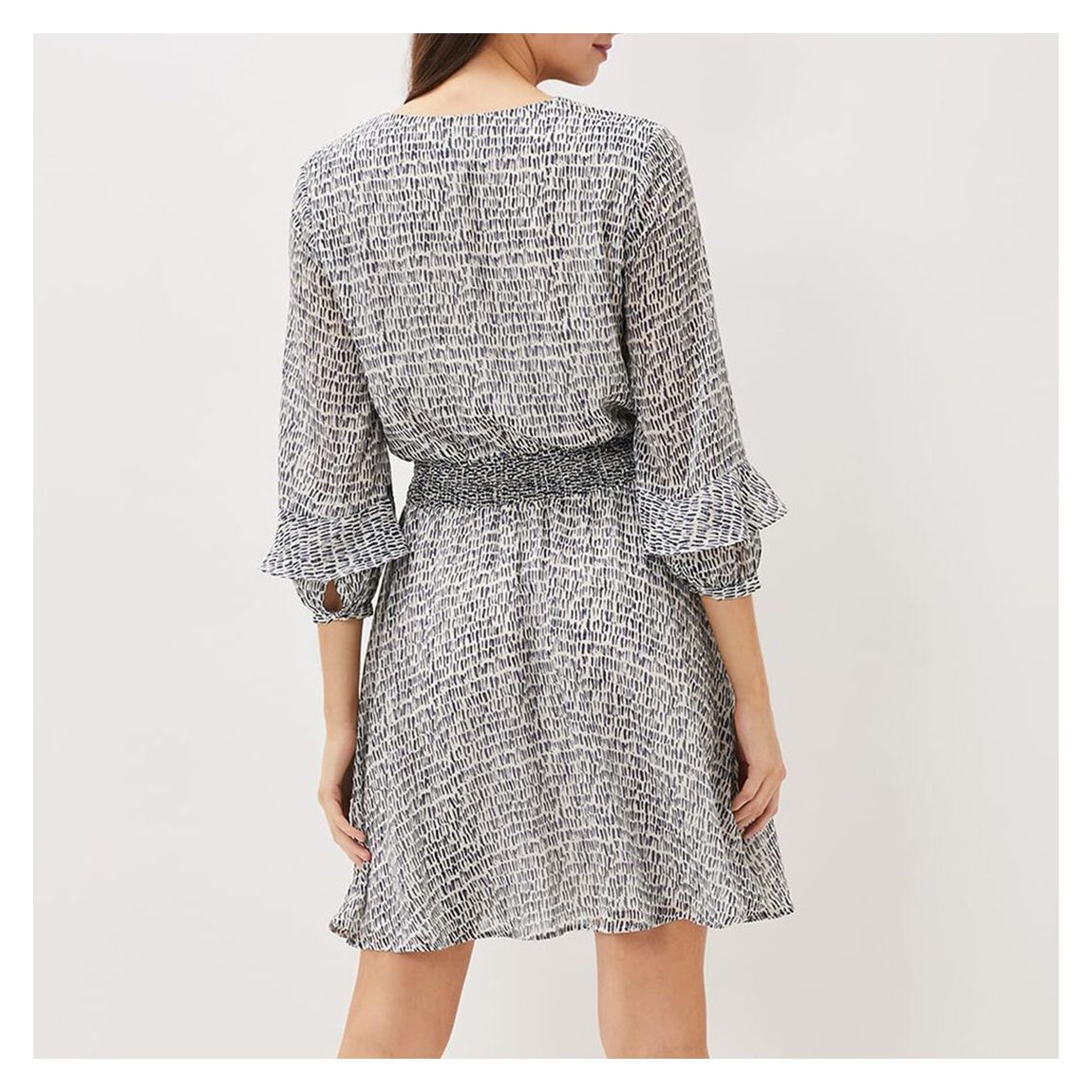 Ivory Paige Abstract Print Mini Dress main product photo