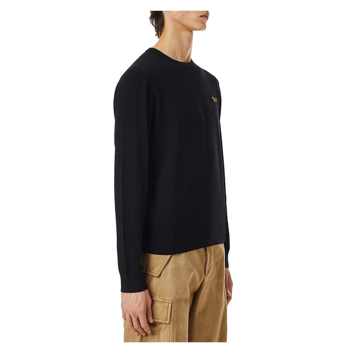 Black Torrance Wool Blend Jumper main product photo
