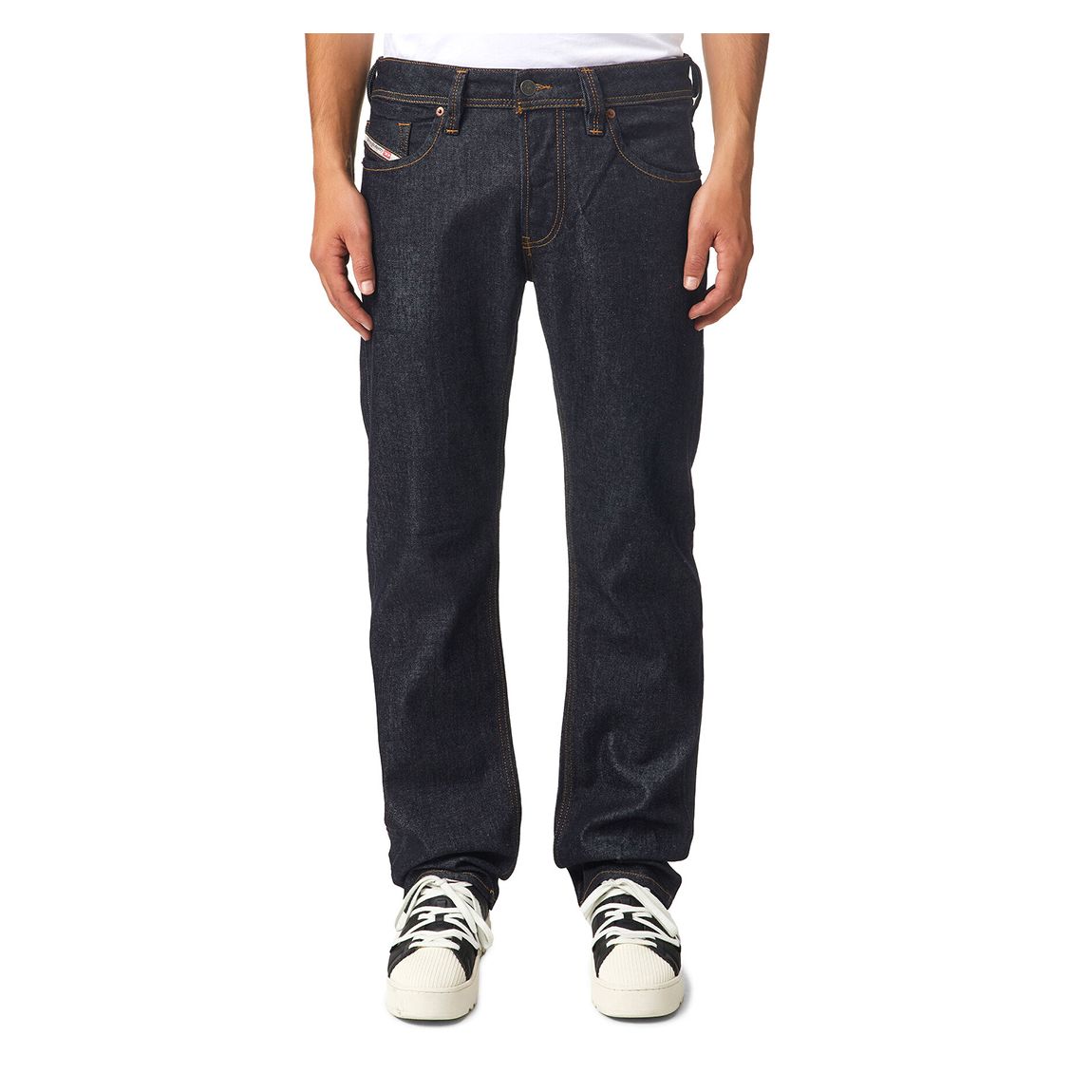 Black Larkee Baggy Stretch Jeans main product photo