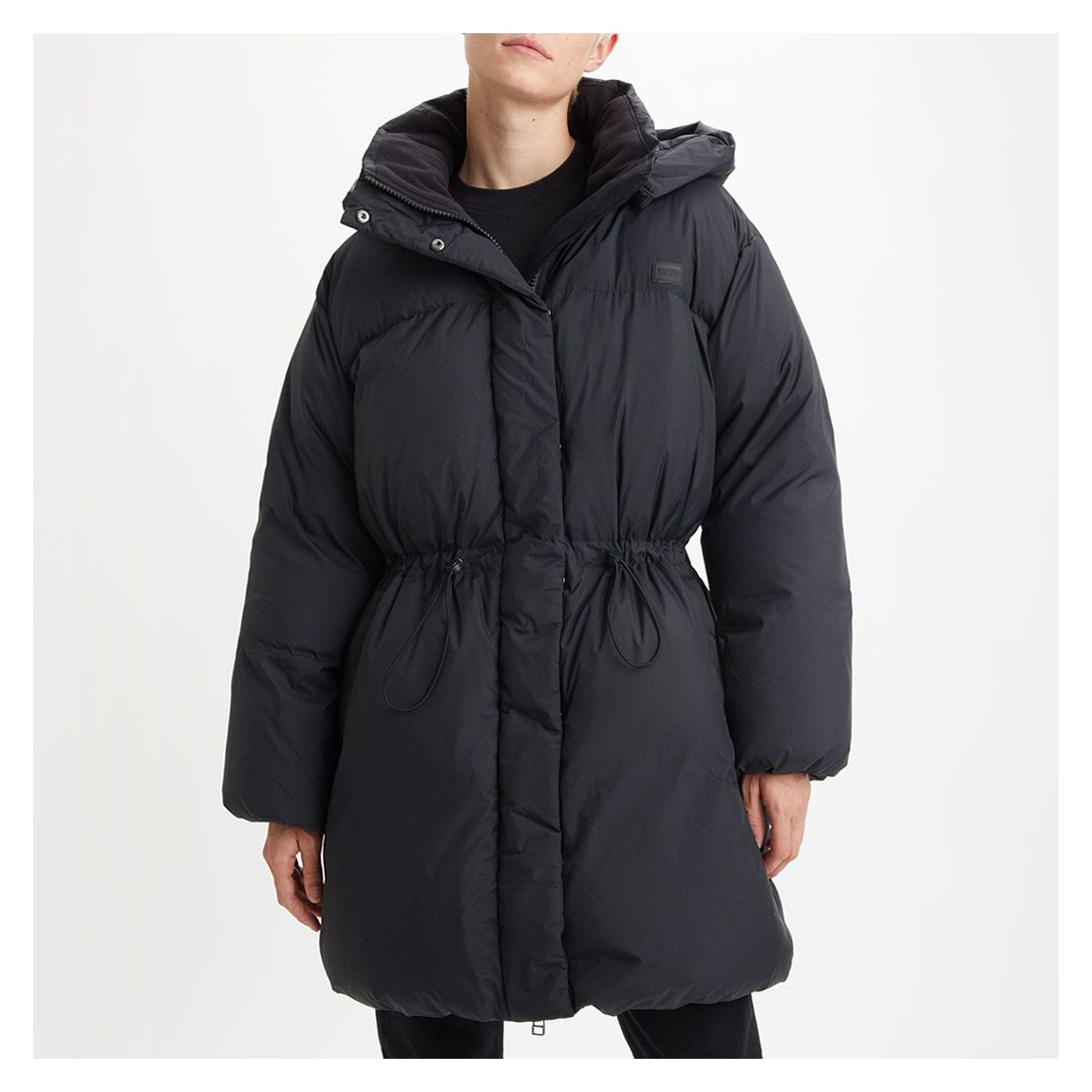 Black Bubble Puffer Jacket main product photo