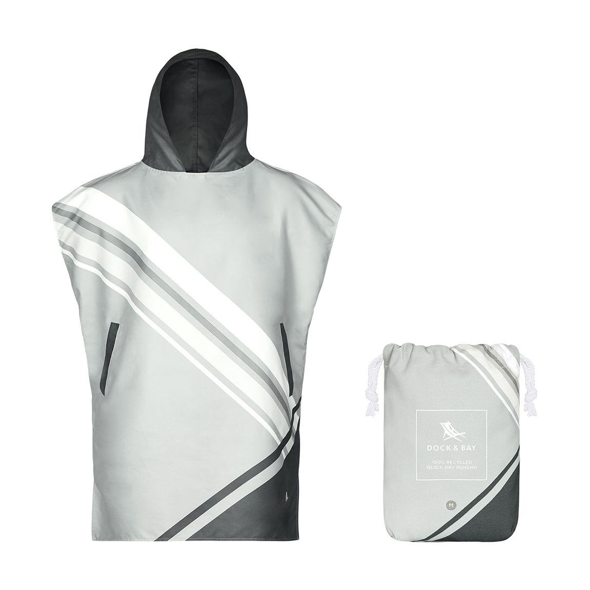 Medium Adults Poncho, Pace Grey main product photo