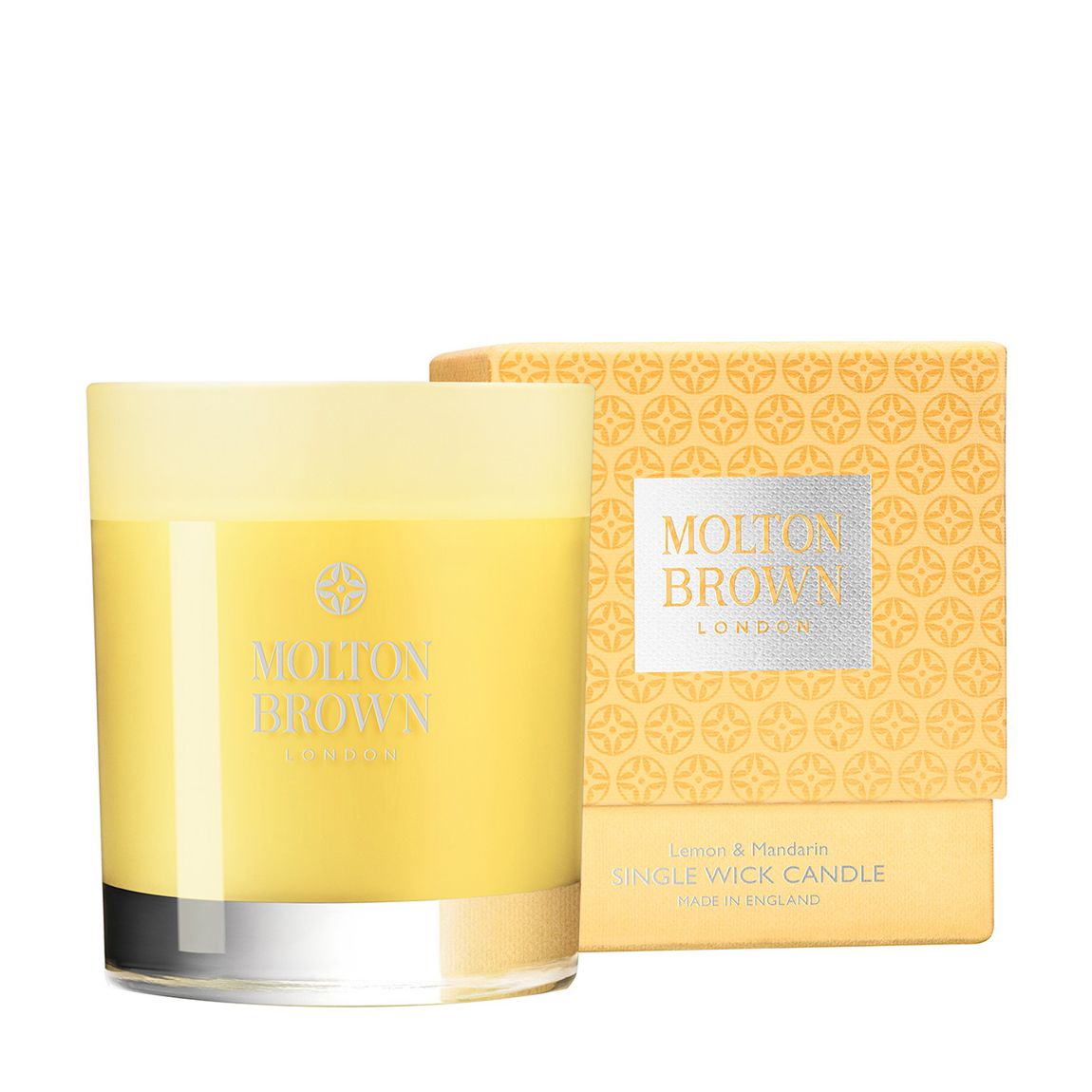 Lemon and Mandarin 1 Wick Candle 190g main product photo