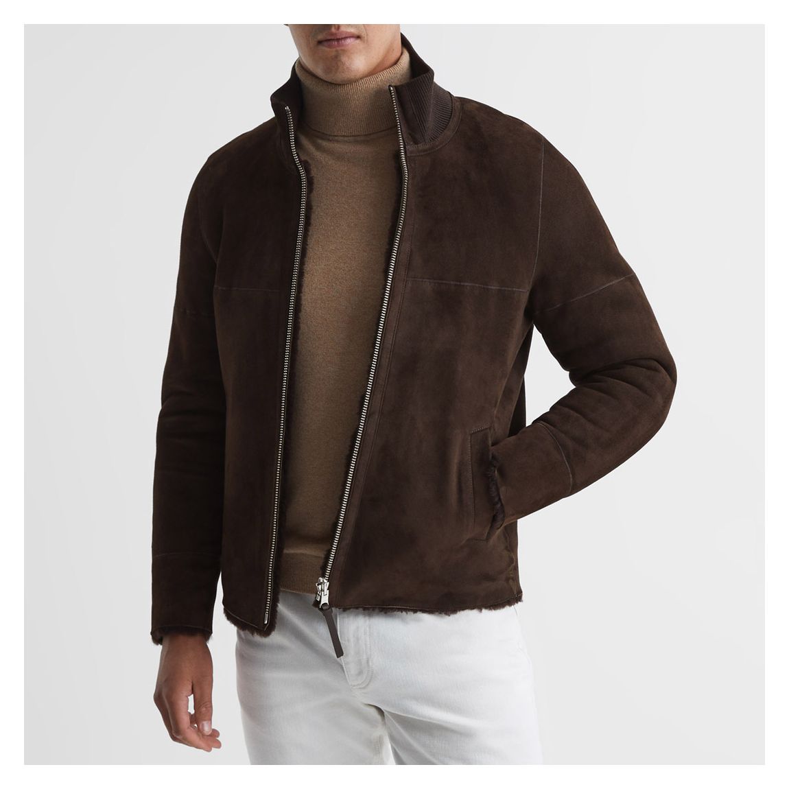 Coffee Howick Sheepskin Jacket main product photo