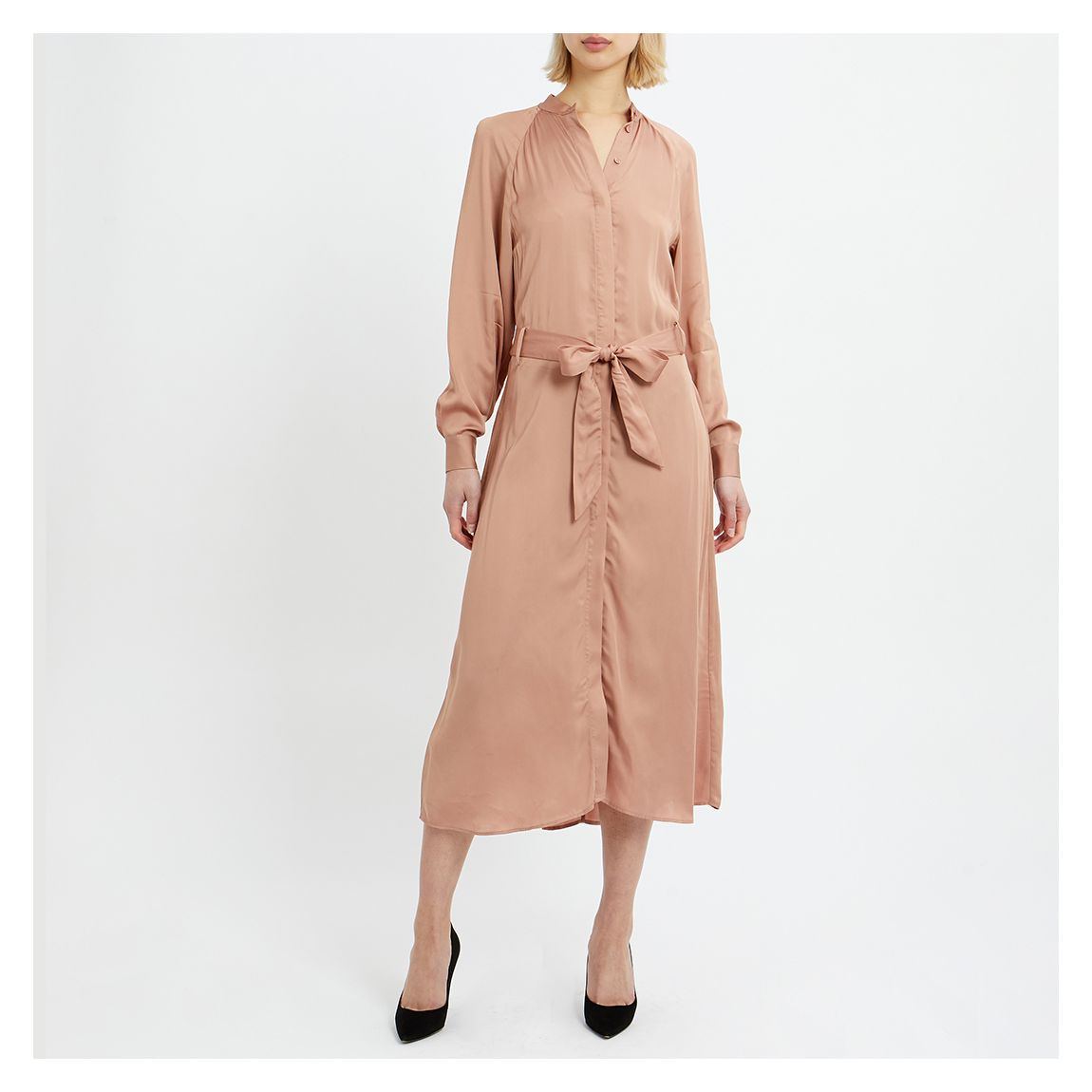 Blush May Midi Shirt Dress main product photo