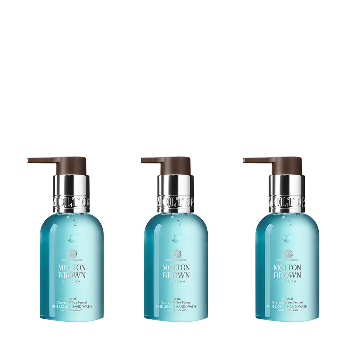 Trio Coastal Cypress & Sea Fennel Hand Wash Mini Set 3 x 100ml main product photo