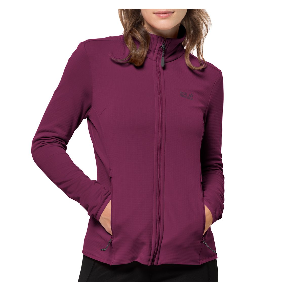 Plum Peak Grid Fleece Jacket main product photo