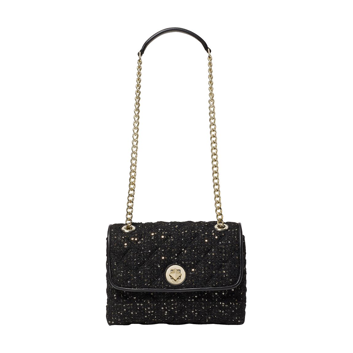 Black Natalia Small Flap Crossbody main product photo