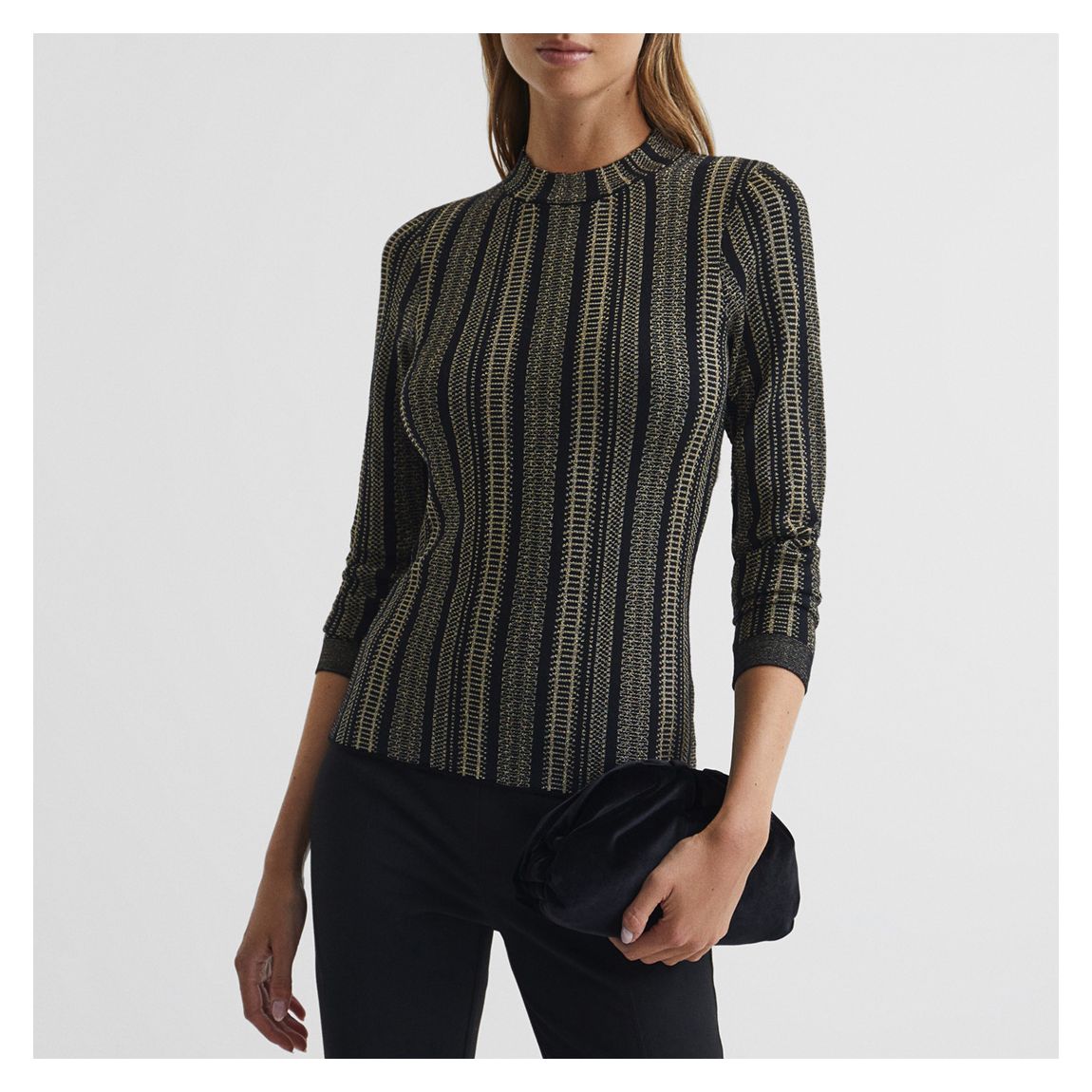 Black Metallic Skye Jumper main product photo