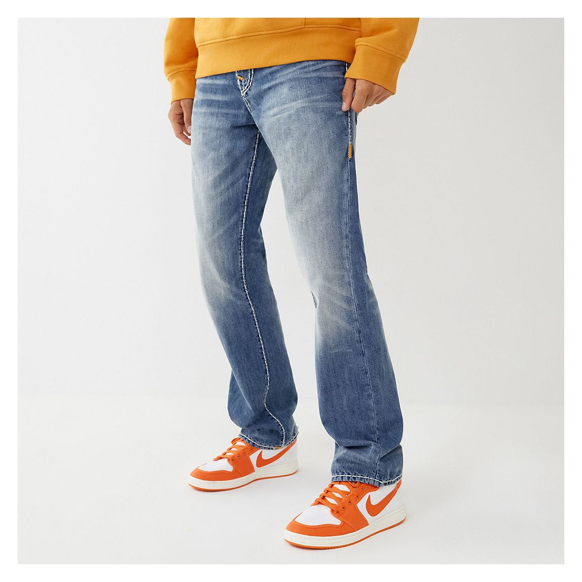 Light Blue Ricky Straight Leg Jeans main product photo
