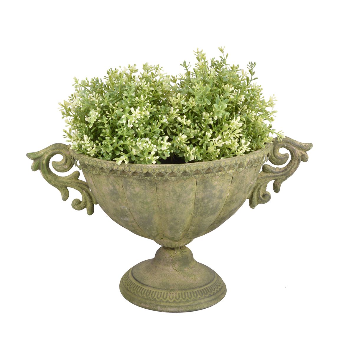 Aged Metal Urn main product photo
