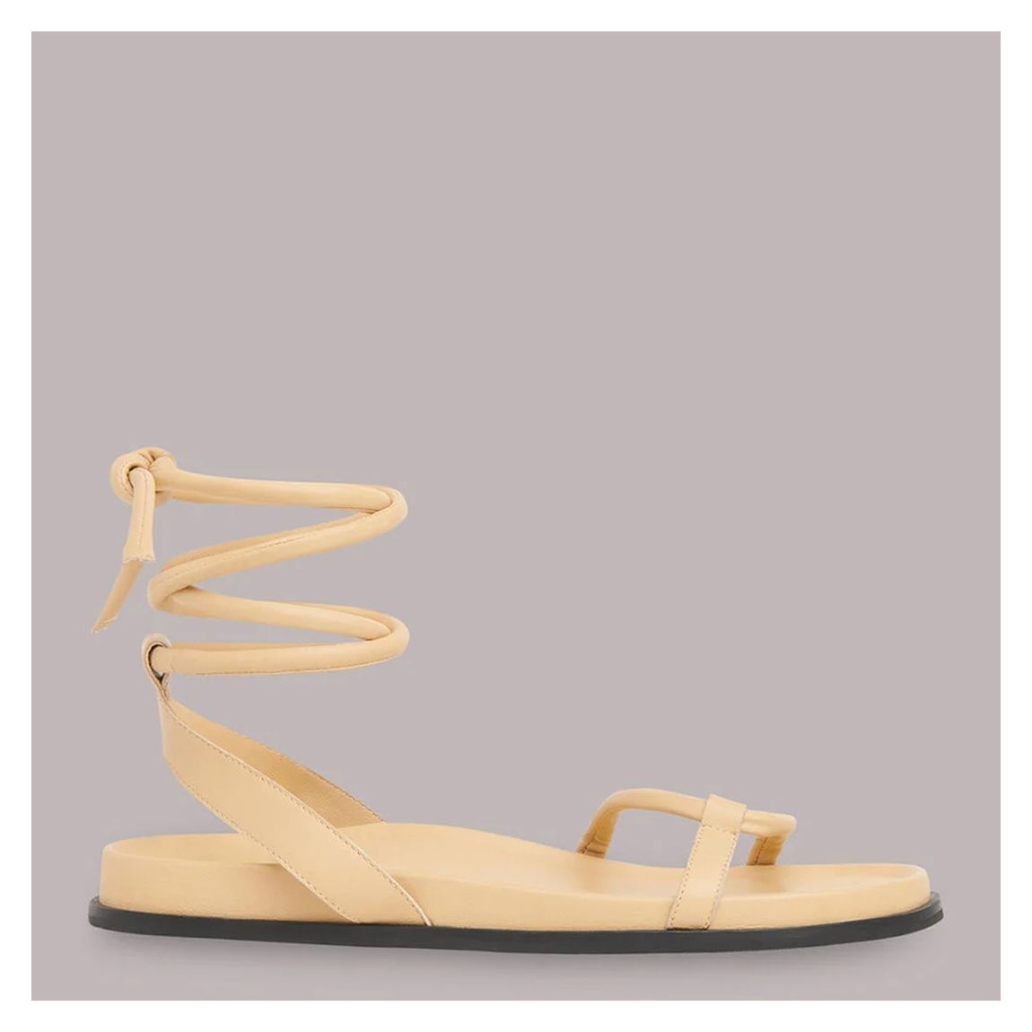Camel Cleo Padded Strappy Leather Sandals main product photo
