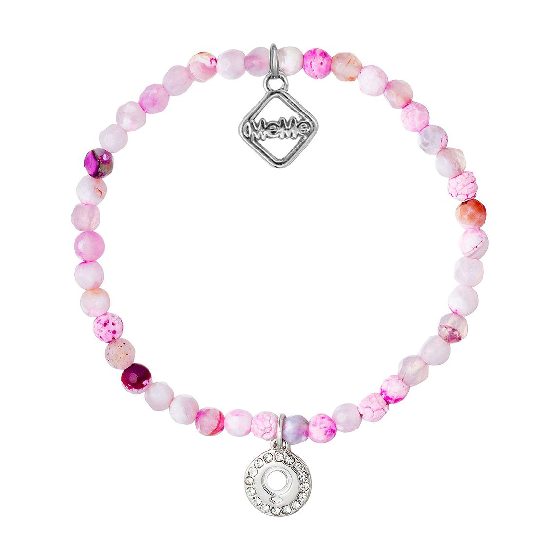 18K White Gold Plating Girl Power Bracelet main product photo