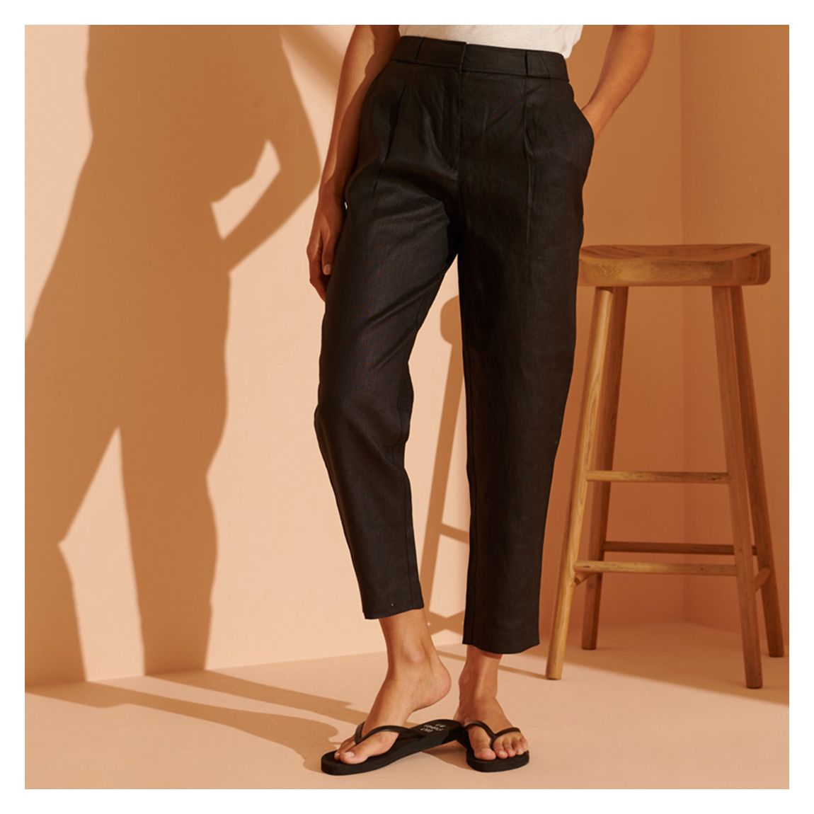 Black Hemp Trousers main product photo