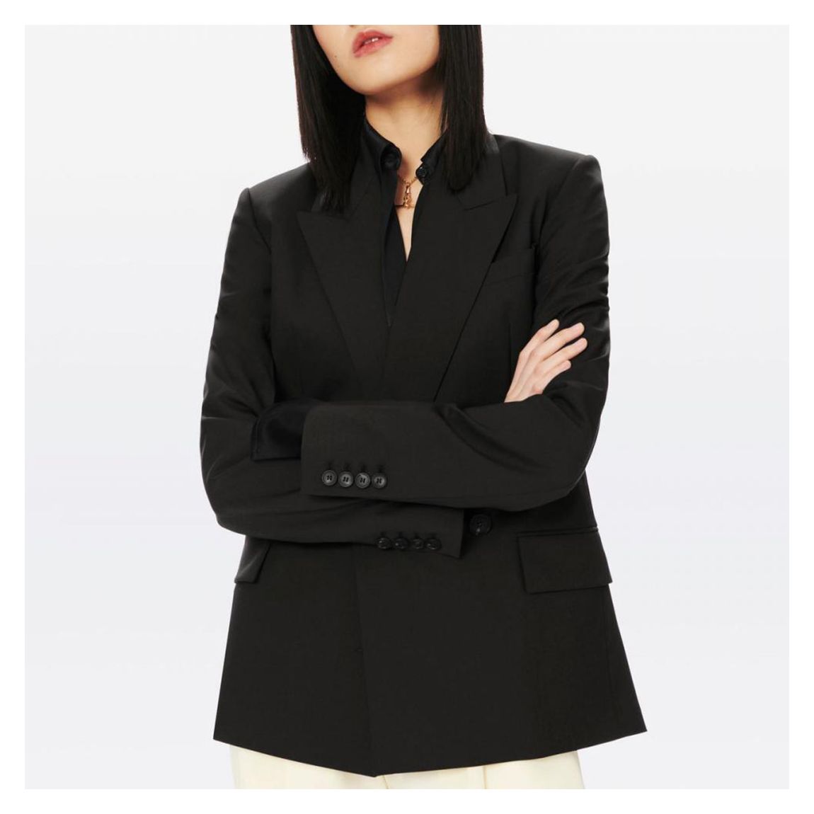 Black Lightweight Tailored Jacket main product photo