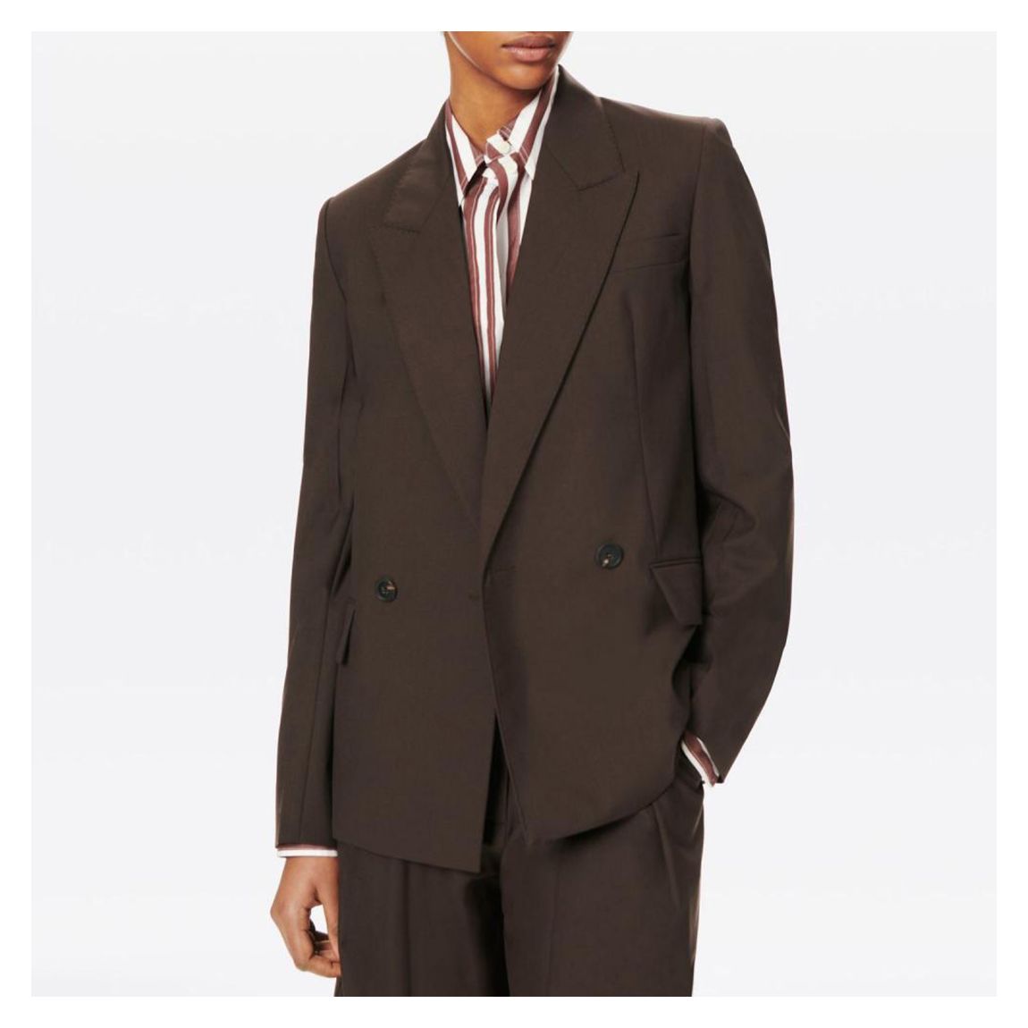 Chocolate Tailored Jacket main product photo