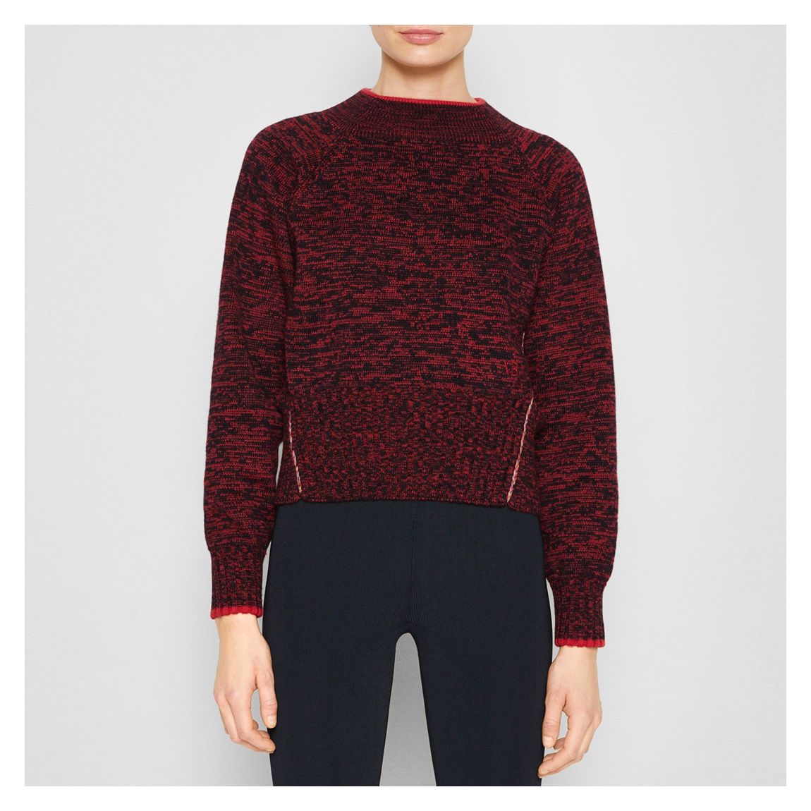 Red Square Neckline Crewneck main product photo