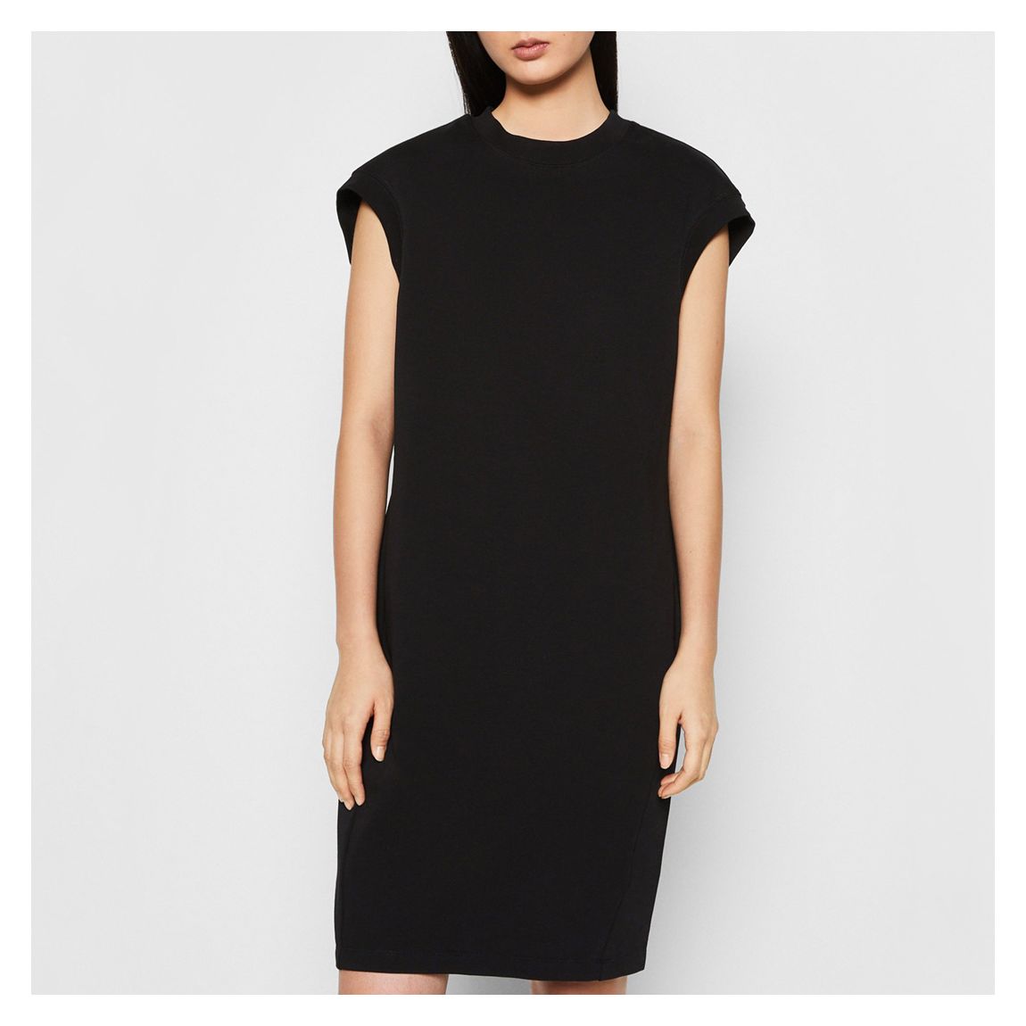Black Cotton Cocoon Dress main product photo