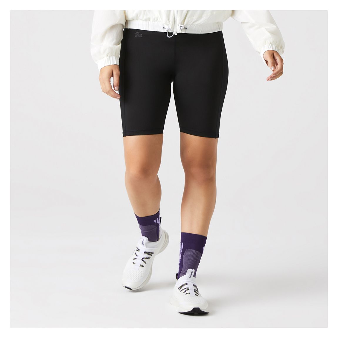 Black High Waisted Bicycle Shorts main product photo