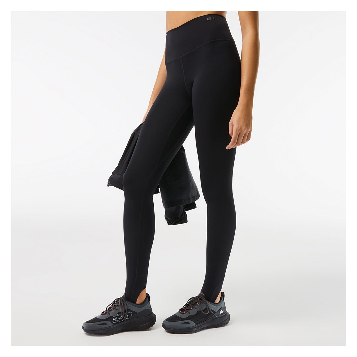 Black Stirrup Sports Leggings main product photo