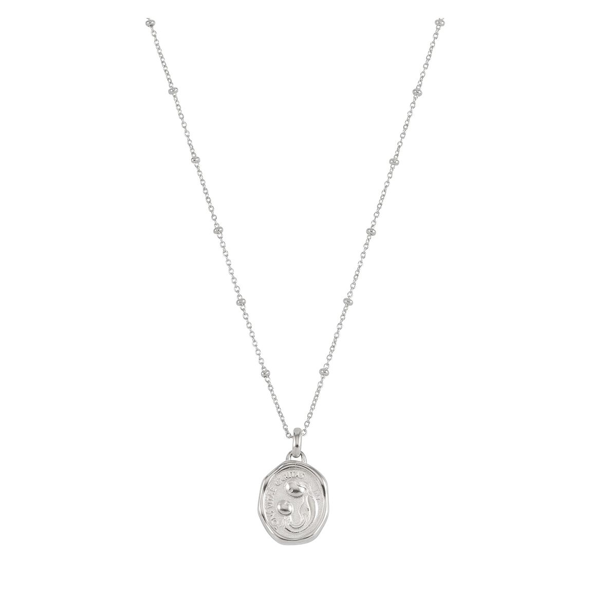 Sterling Silver Engravable Mother & Child Talisman Necklace main product photo