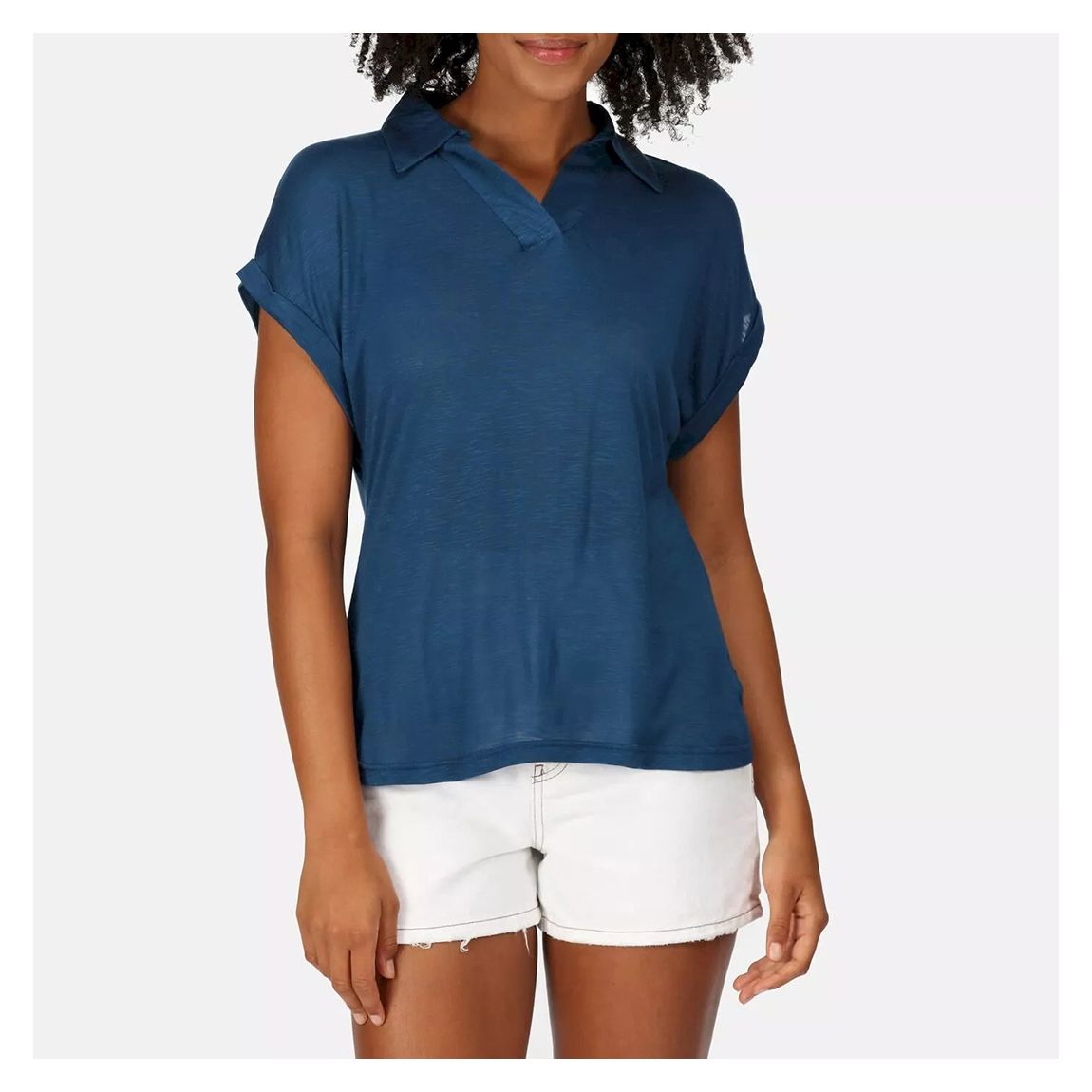 Navy Collard T-Shirt main product photo