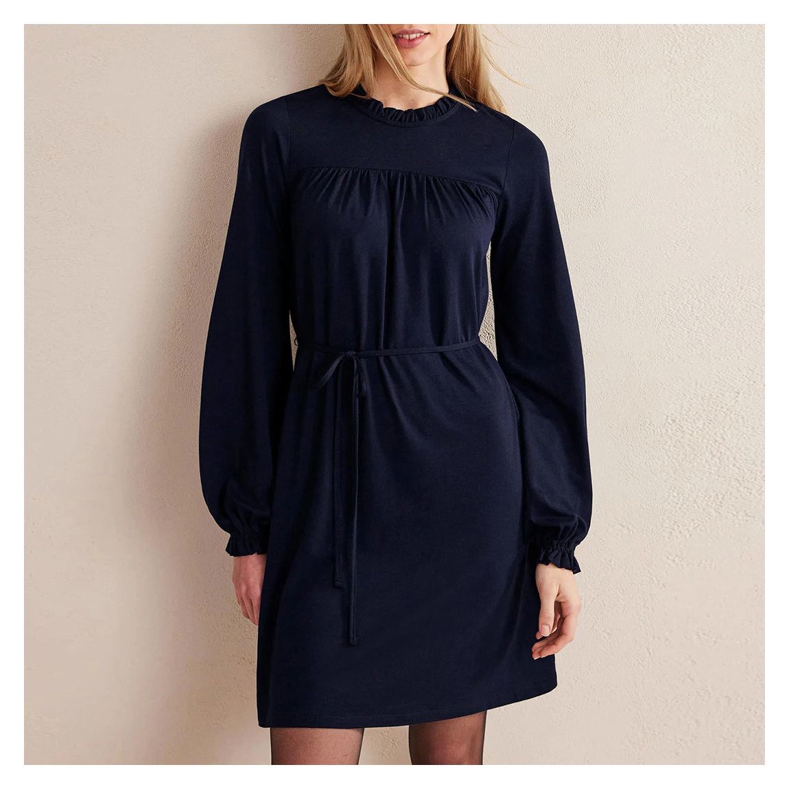 Navy Mini Jersey Dress main product photo