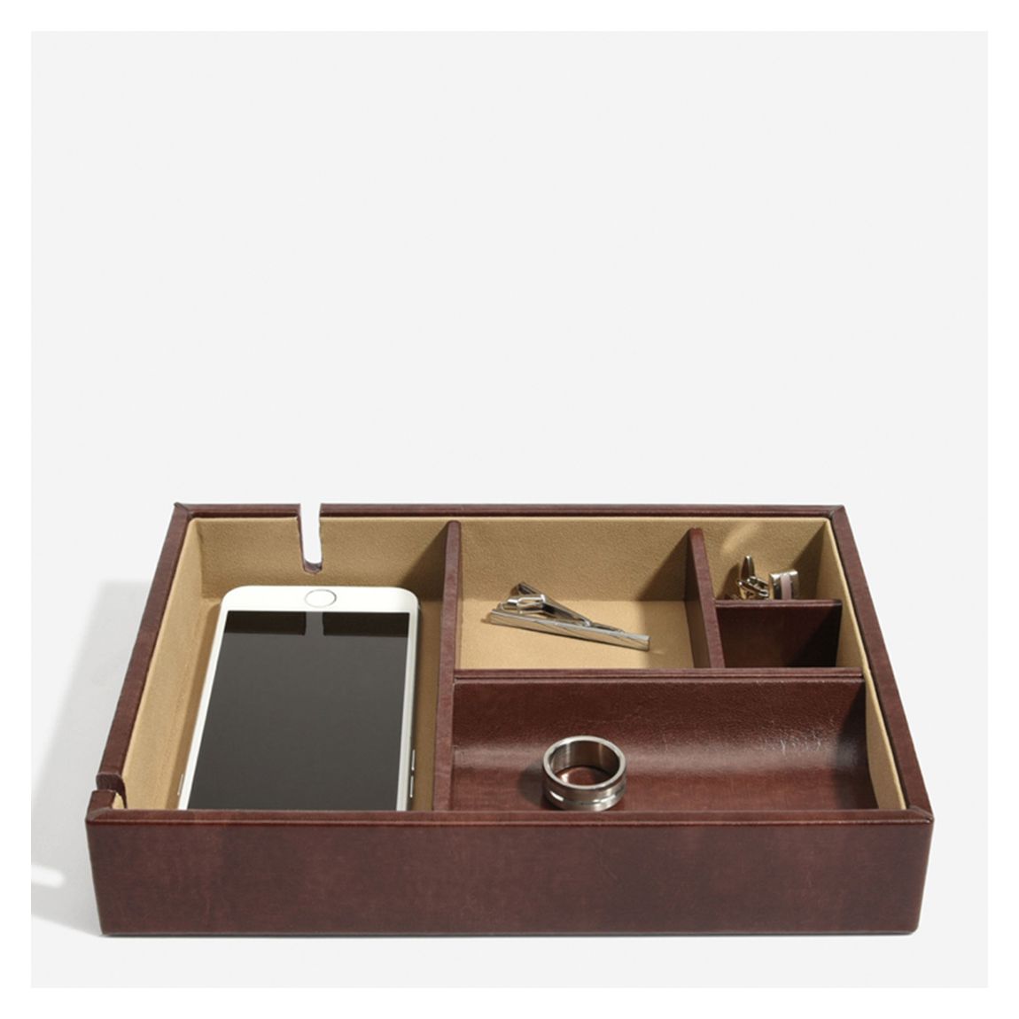 Brown Dulwich Designs Leather Valet main product photo