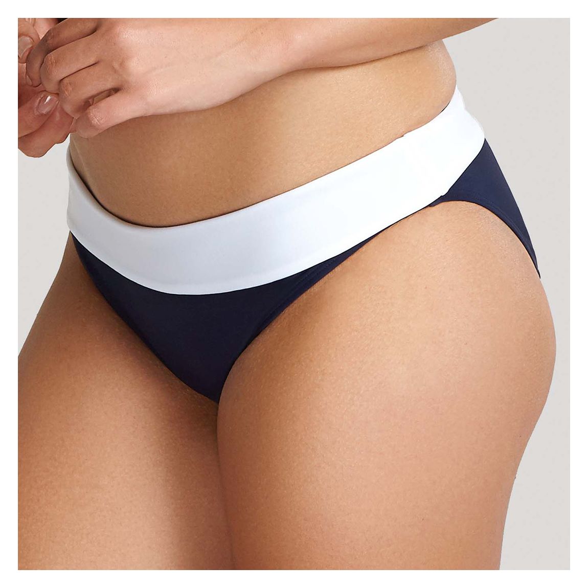 Navy & White Catarina Fold Briefs main product photo