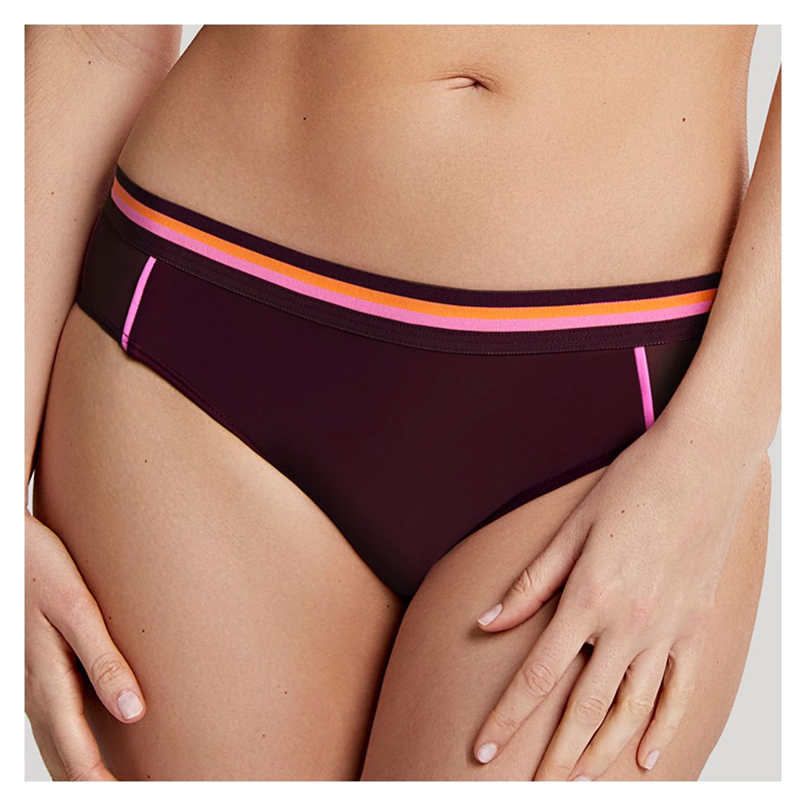 Burgundy Kira Active Class Bikini Briefs main product photo