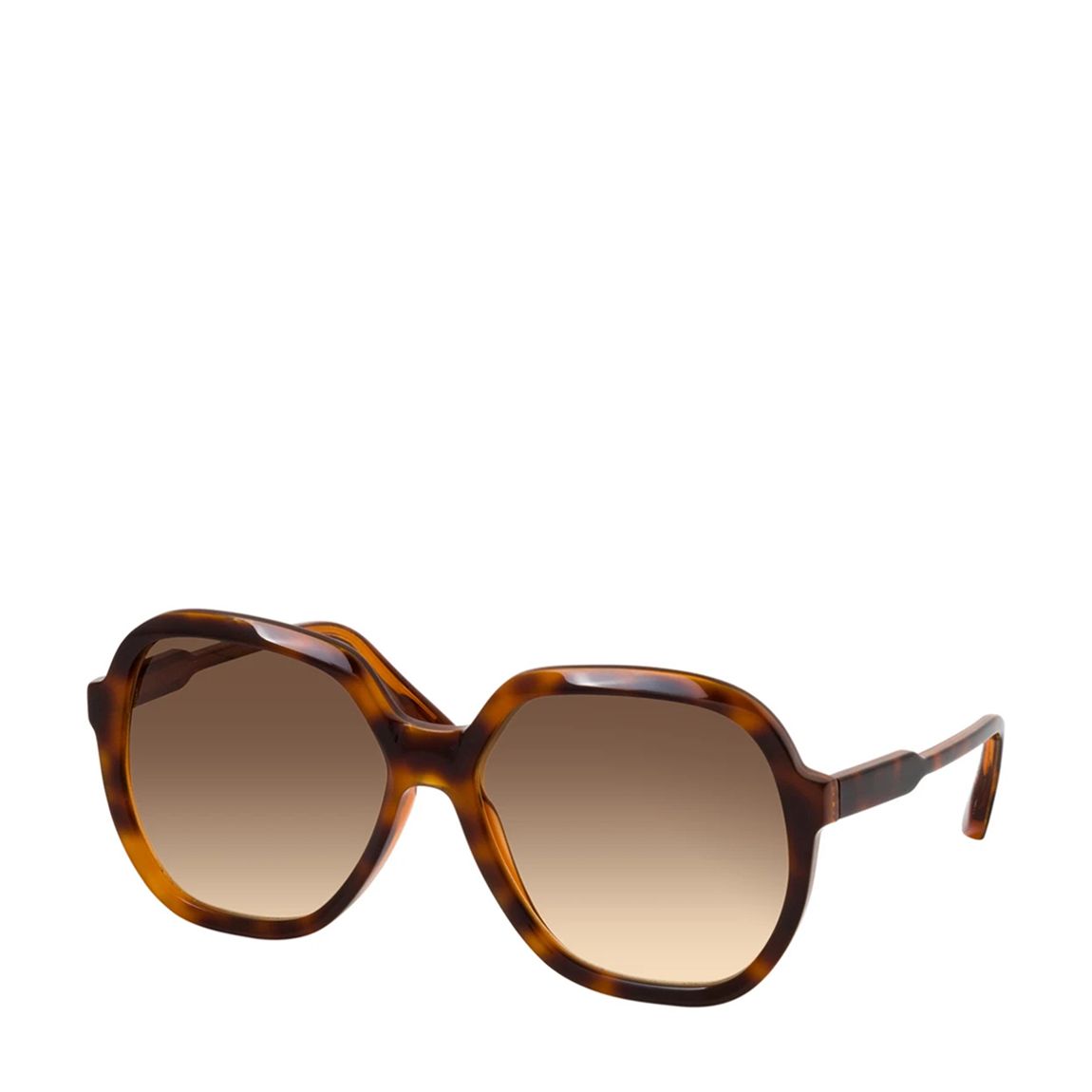 Women's Brown Tortoise Victoria Beckham 61mm main product photo