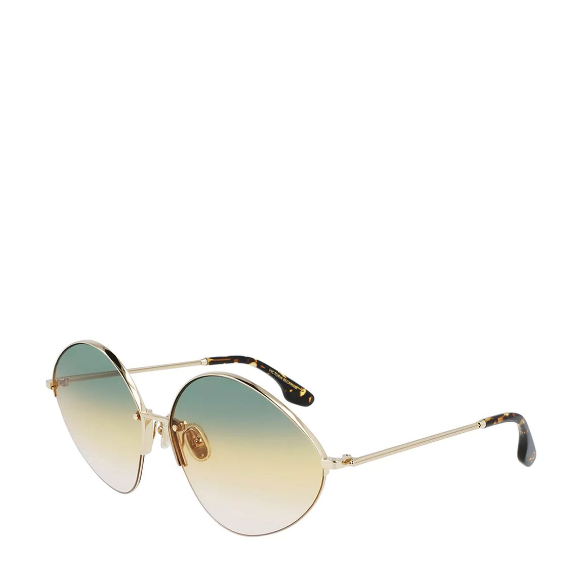 Women's Gold/Honey Green Victoria Beckham Sunglasses 64mm main product photo
