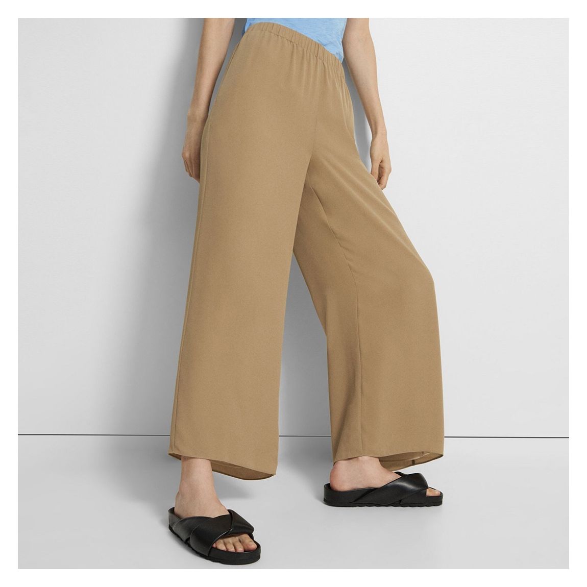Camel Wide Leg Trousers main product photo