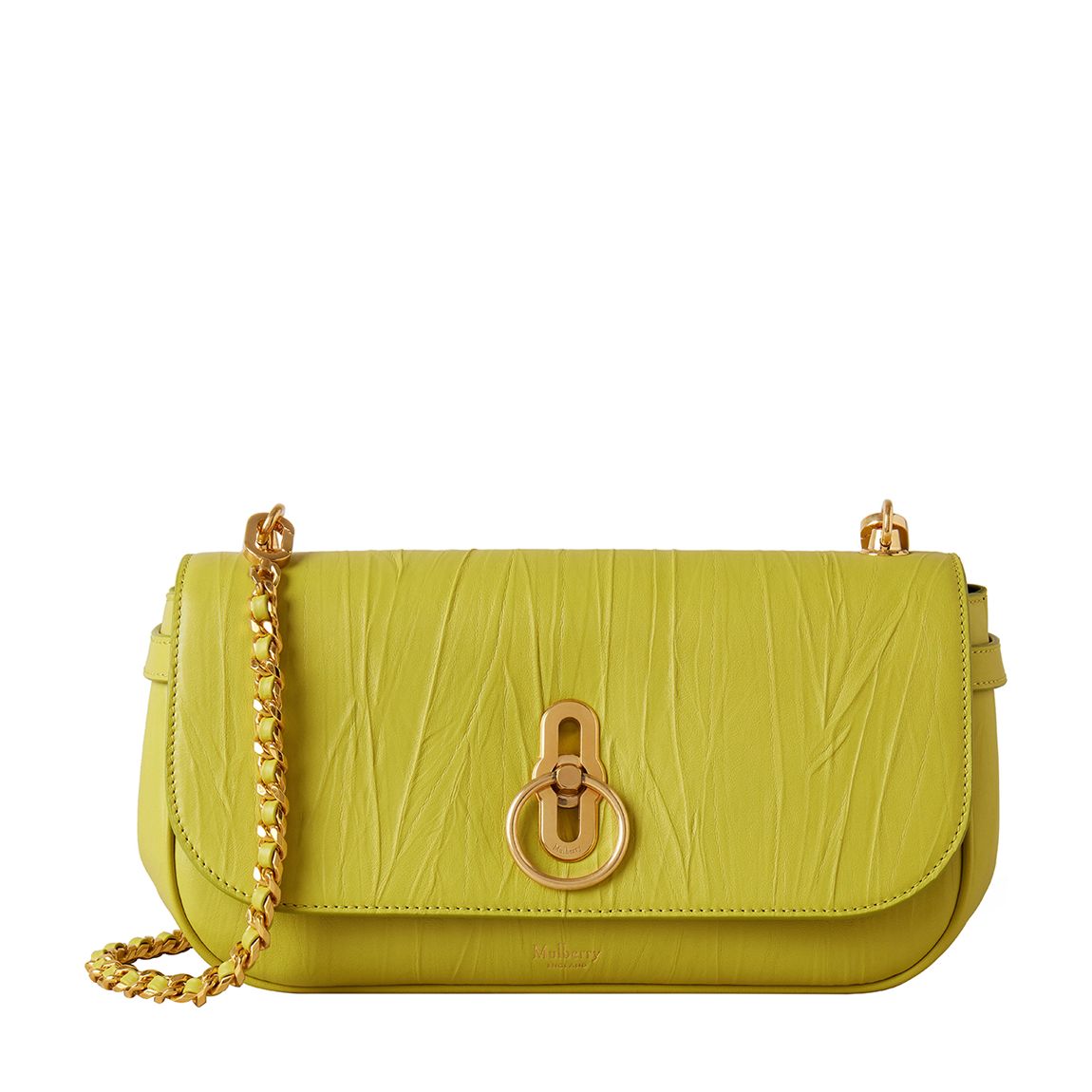 Meadow Green East West Amberley Crinkled Leather Bag main product photo