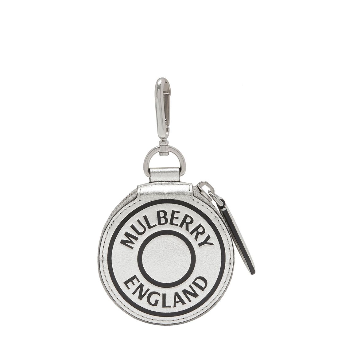 Silver Urban Round Metallic Buffalo Pouch main product photo