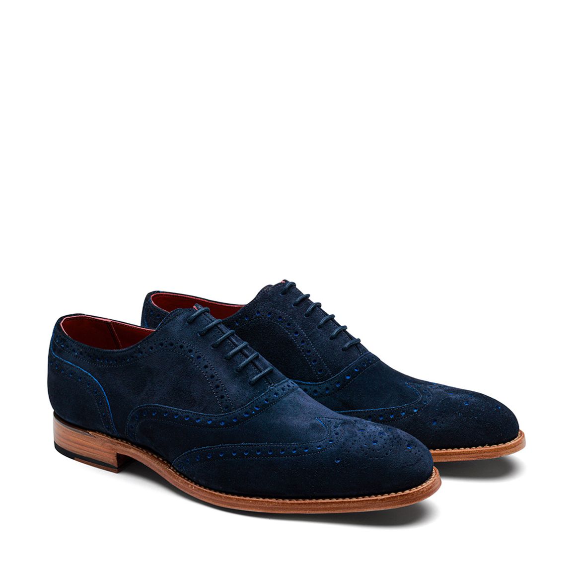 Navy Suede Brando 2 Oxford Shoe main product photo