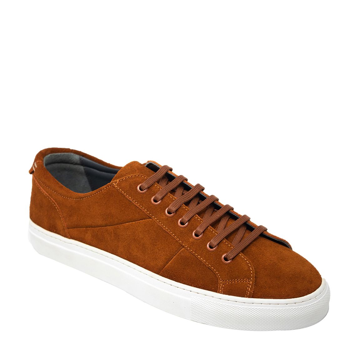 Copper Orange Suede Archie Trainers main product photo