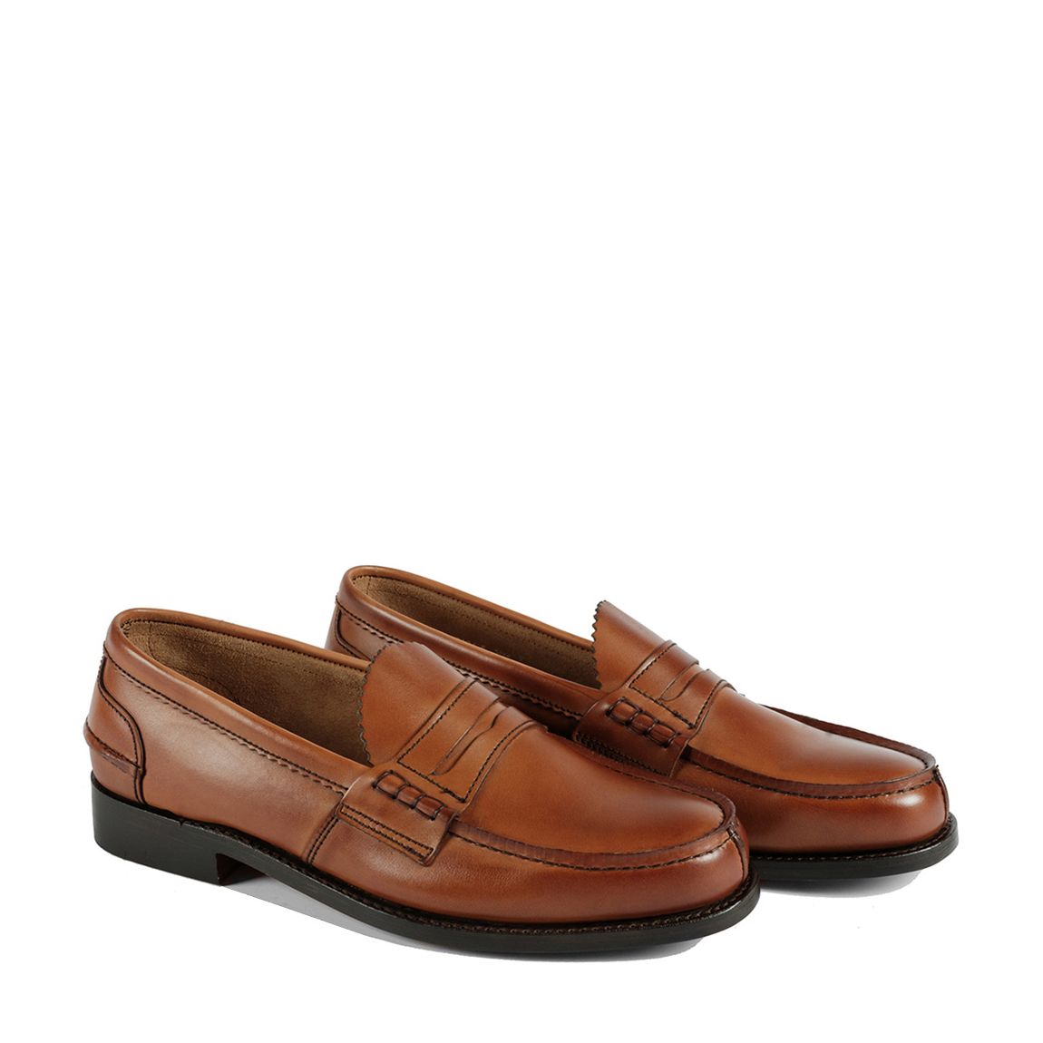Chestnut Burnished Calf Arran Loafers main product photo