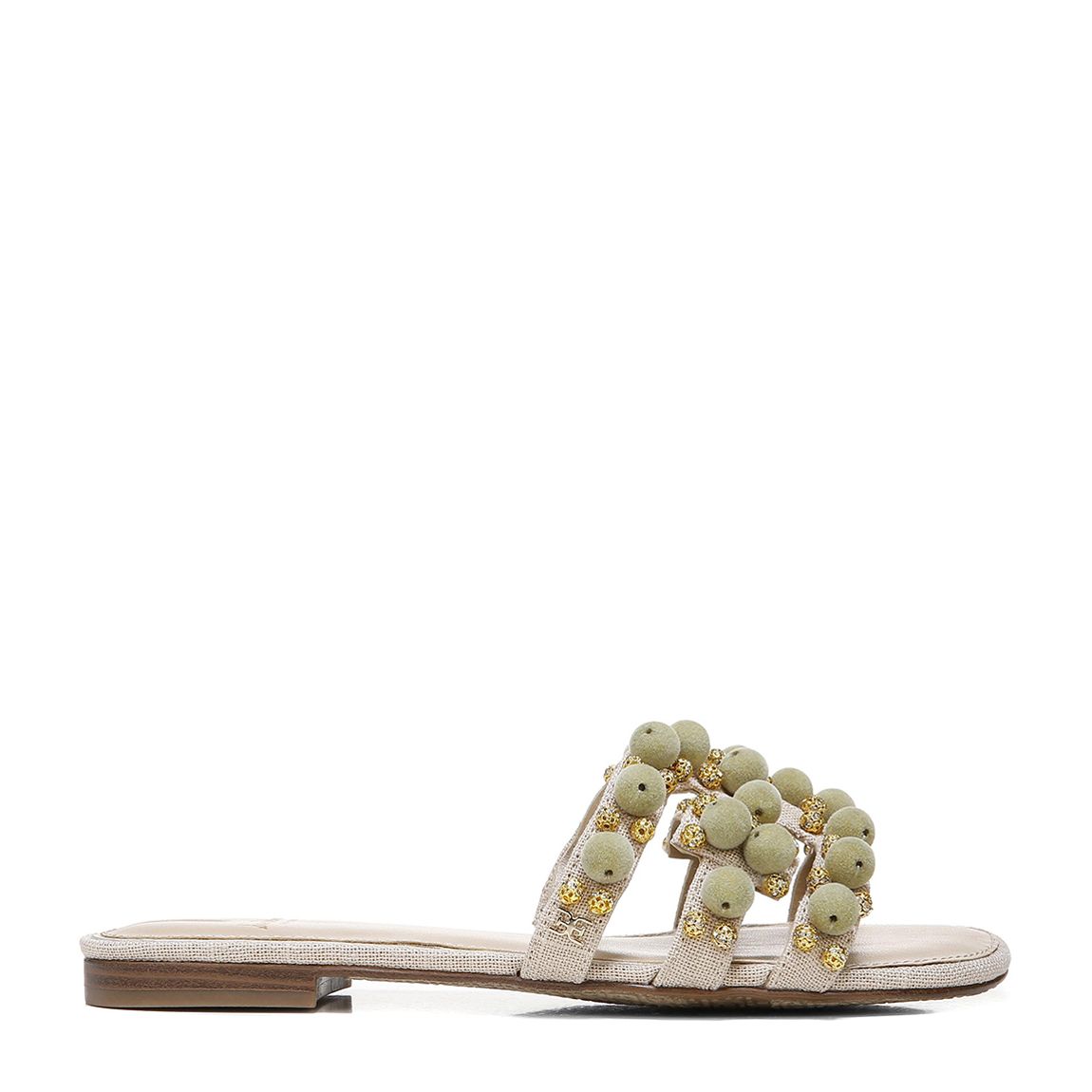 Women's Natural Bay 19 Linen Flat Sandals main product photo