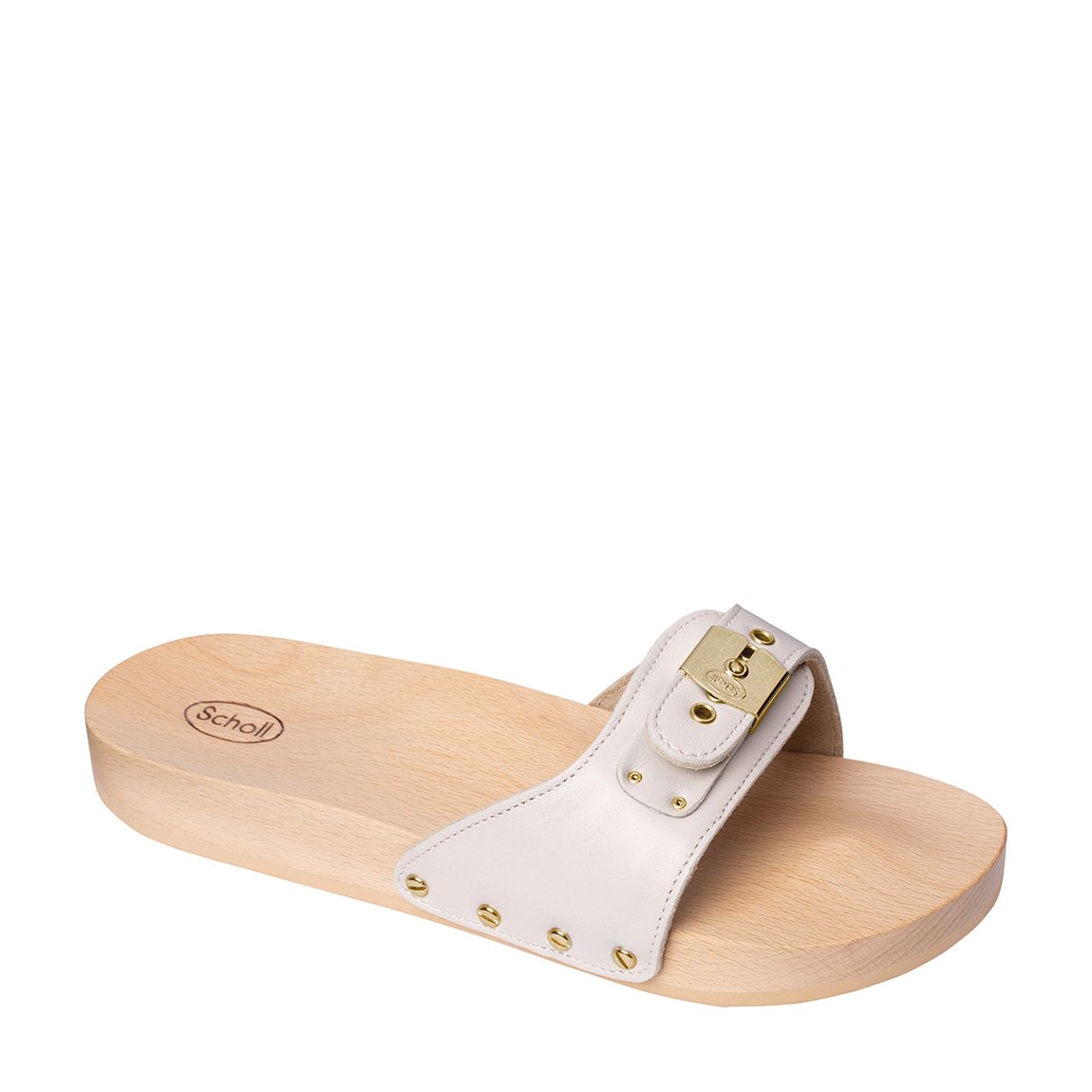 Women's White Pescura Flat Sandal main product photo