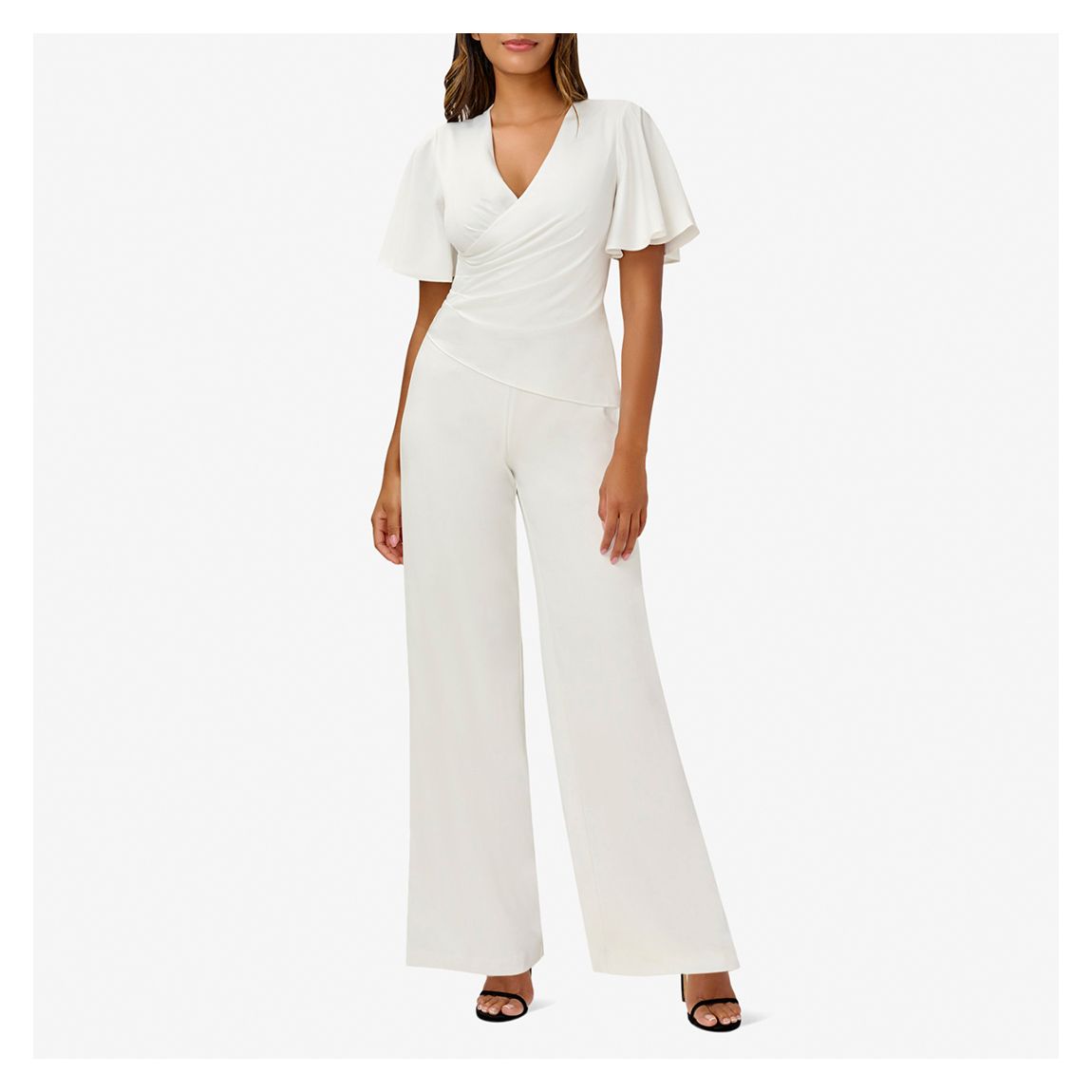 Ivory Satin Jumpsuit main product photo