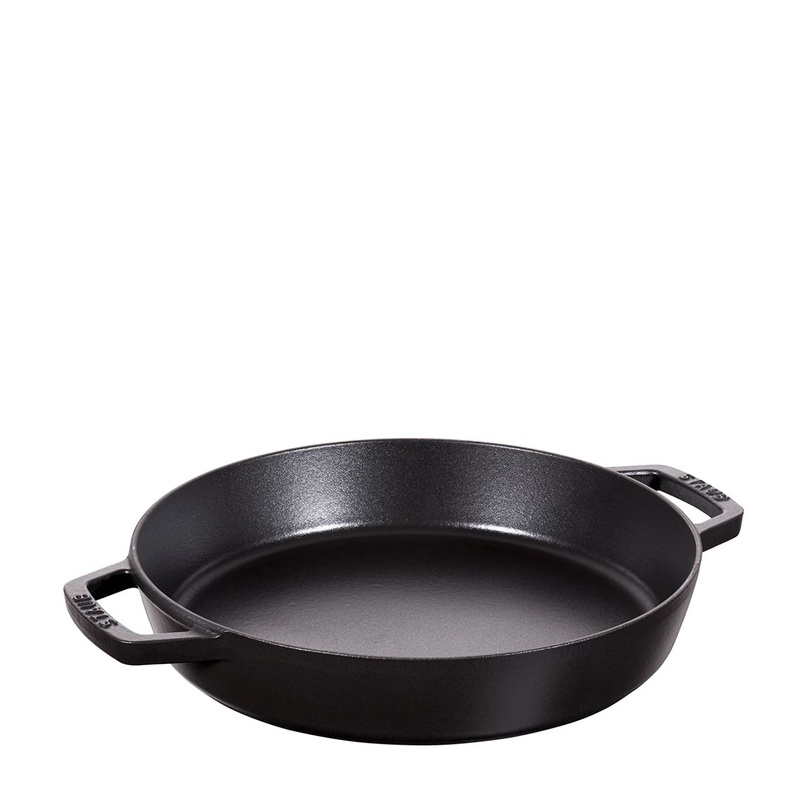 Black Round Cast Paella Pan, 34cm main product photo
