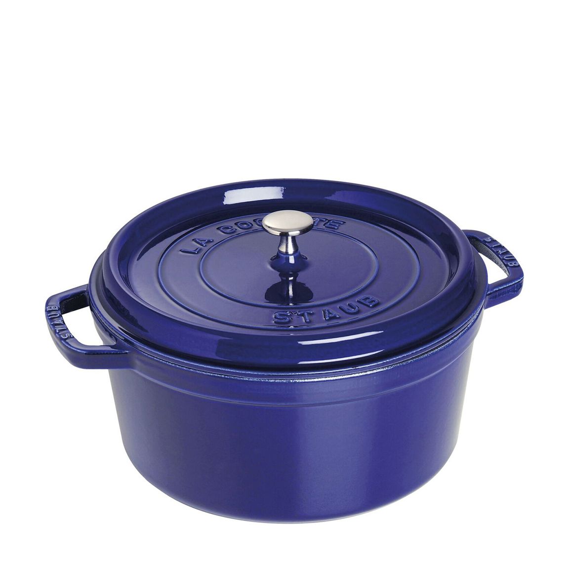 Dark Blue Round Cocotte, 28cm main product photo