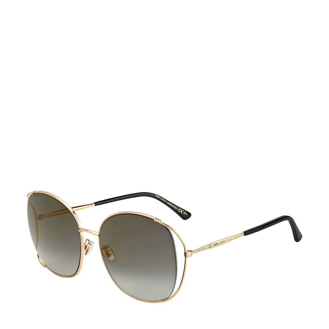 Women's Gold Tinka Jimmy Choo Sunglasses 61mm main product photo