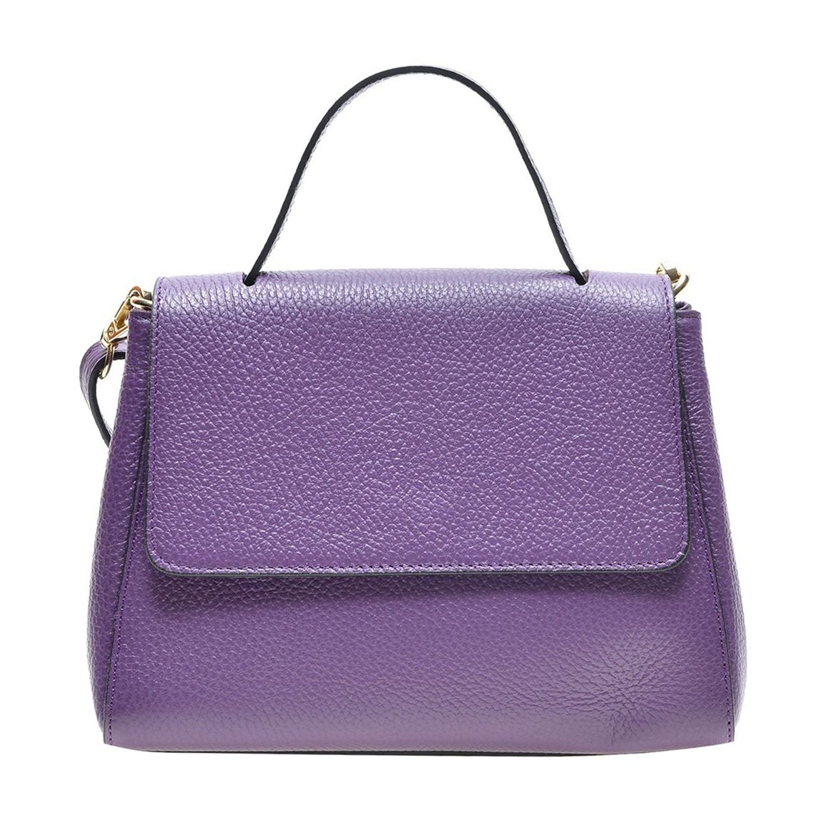 Purple Leather Handbag main product photo