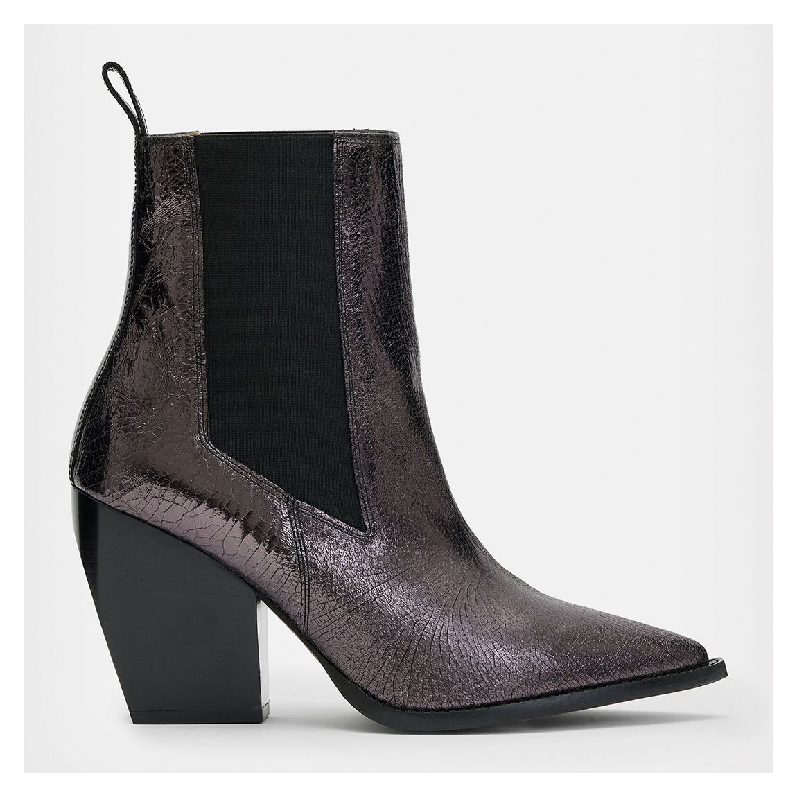 Gunmetal Grey Ria Crinkle Boot main product photo