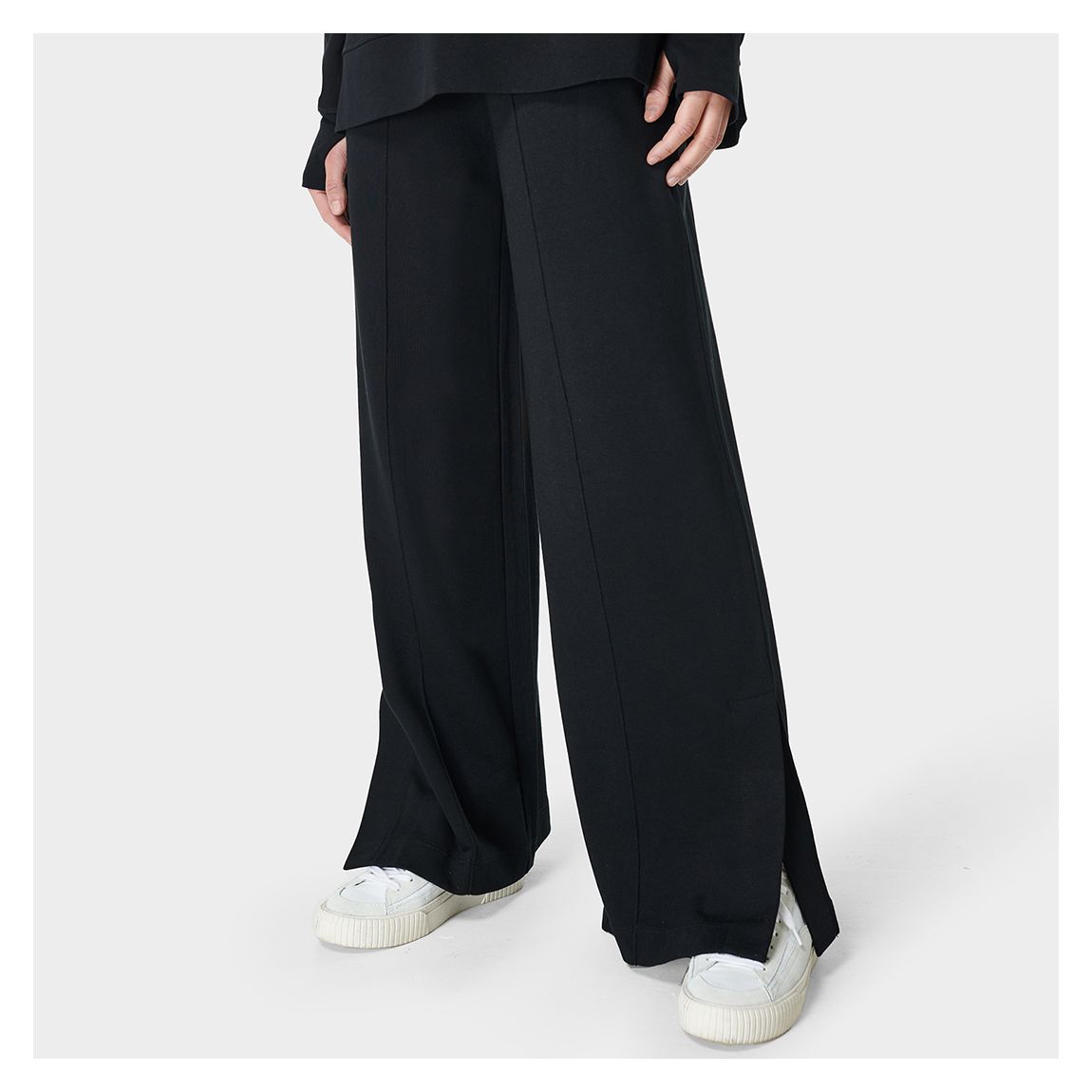 Black After Class Wide Leg Trouser 30 main product photo