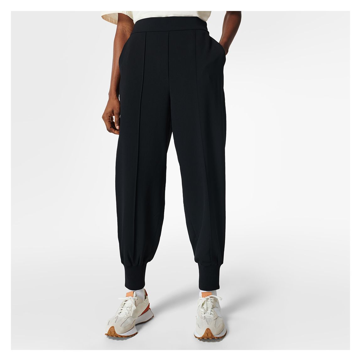 Black Ava Cuffed Pant main product photo